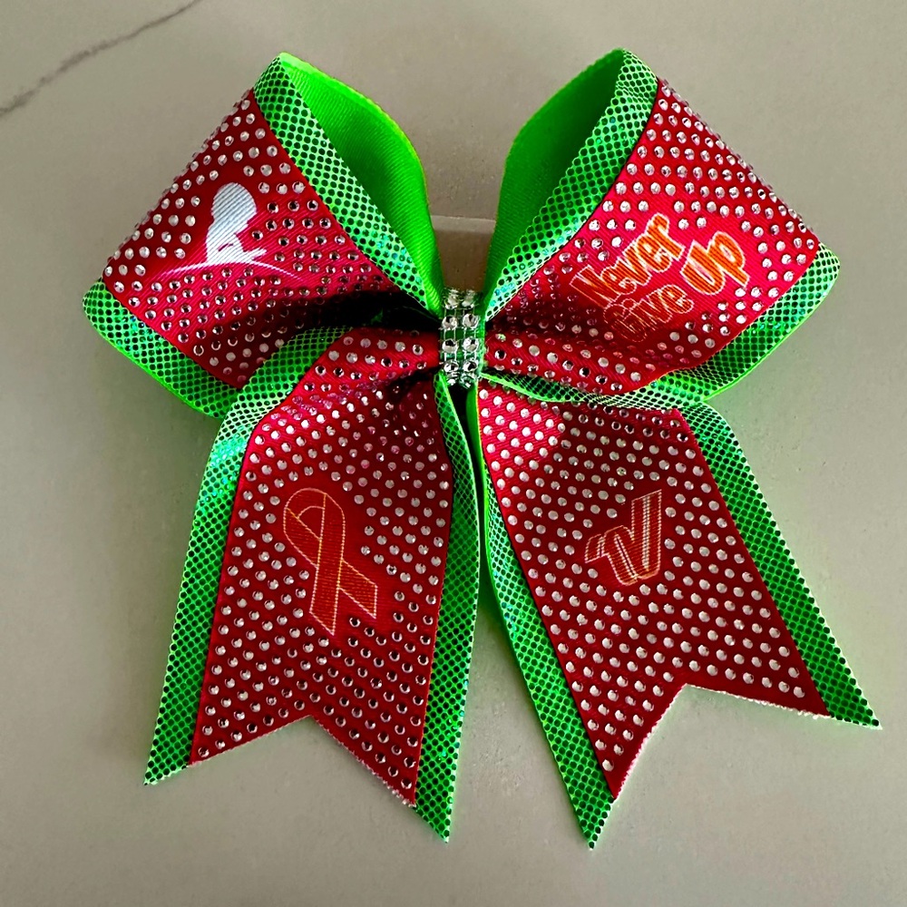 Varsity brand Cheersport St. Jude’s bow, cheerleader, cheer, NWT, brand new!